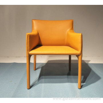 Modern designer furniture nordic style leatherCAB armchair